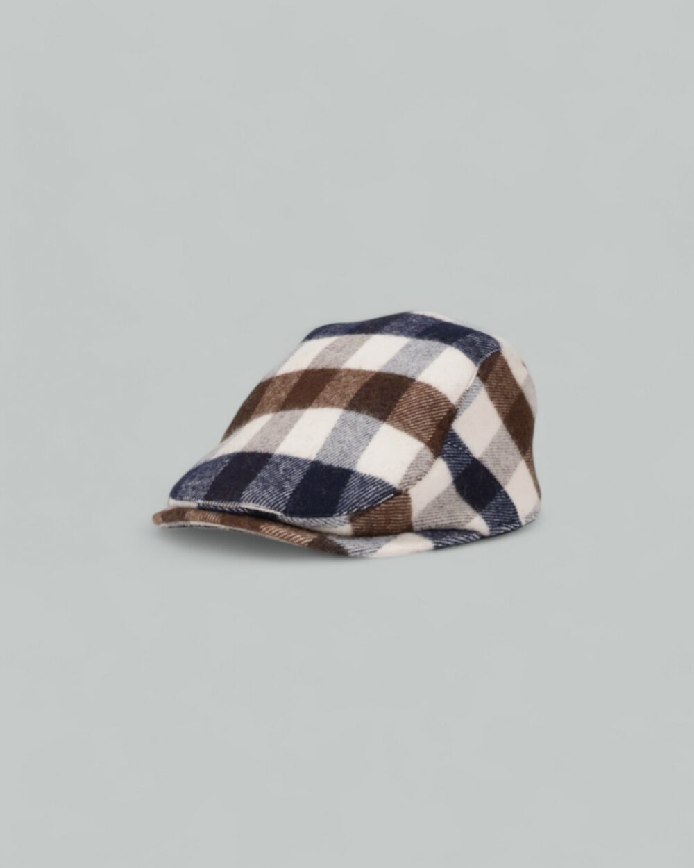 Cappello con visiera Aquascutum CLUB CHECK FLAT CAP Beige - Foto 2