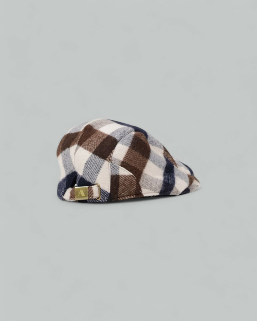 Cappello con visiera Aquascutum CLUB CHECK FLAT CAP Beige - Foto 4