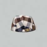 Cappello con visiera Aquascutum CLUB CHECK FLAT CAP Beige - Foto 5