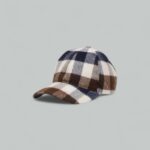 Cappello con visiera Aquascutum CLUB CHECK BASEBALL CAP Beige - Rosso - Foto 2