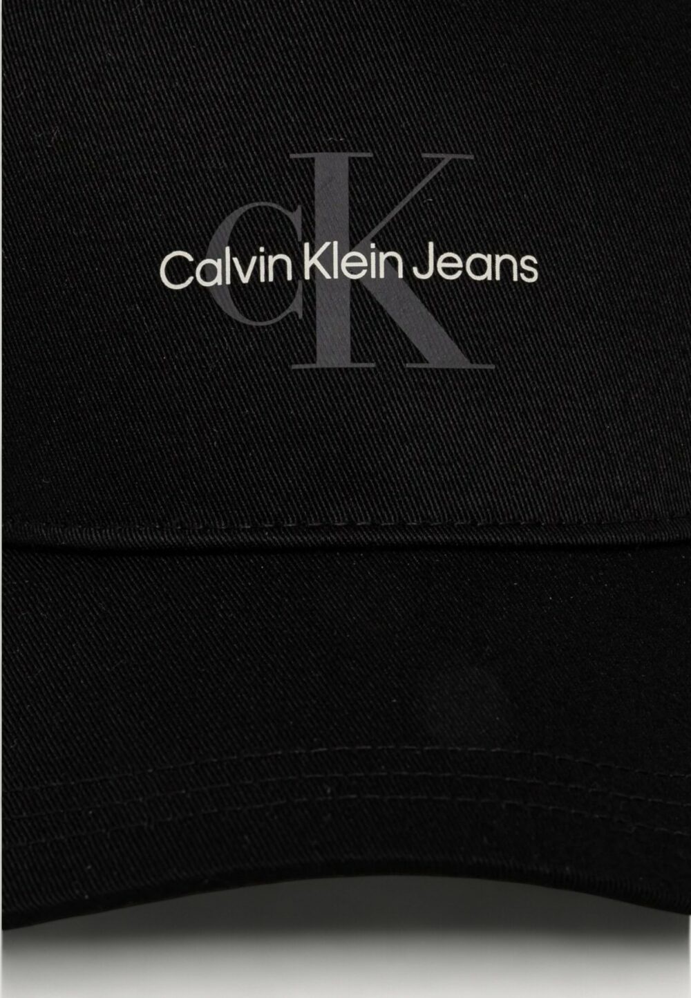 Cappello con visiera Calvin Klein Jeans MONO LOGO PRINT Nero - Foto 2