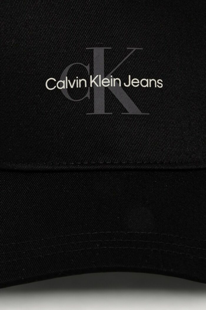 Cappello con visiera Calvin Klein MONO LOGO PRINT Nero