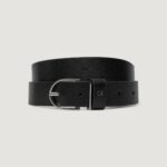 Cinta Calvin Klein CK METAL LOOP RND BCKLE 3.0_MONO Nero - Foto 1