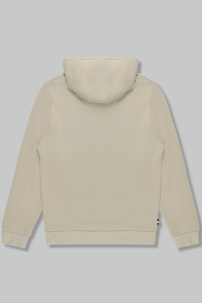 Felpa con cappuccio Aquascutum ACTIVE SMALL LOGO FZ HOODIE Beige