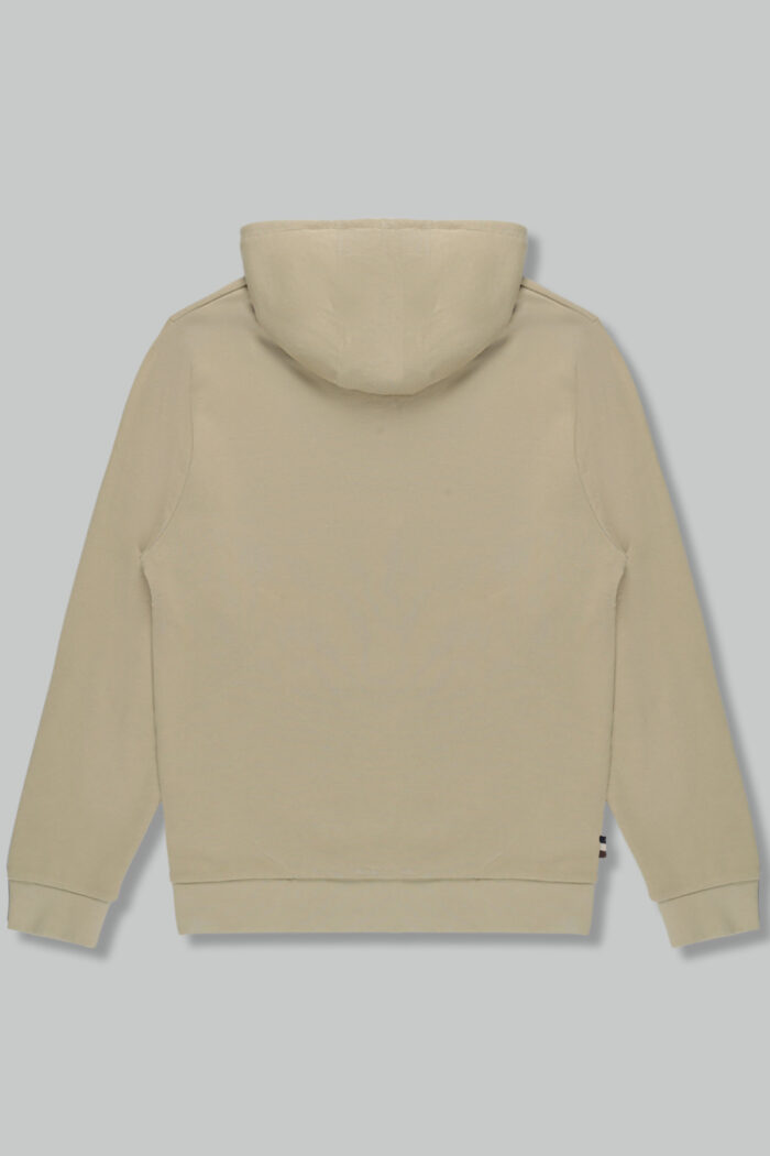 Felpa con cappuccio Aquascutum ACTIVE SMALL LOGO HOODIE Beige