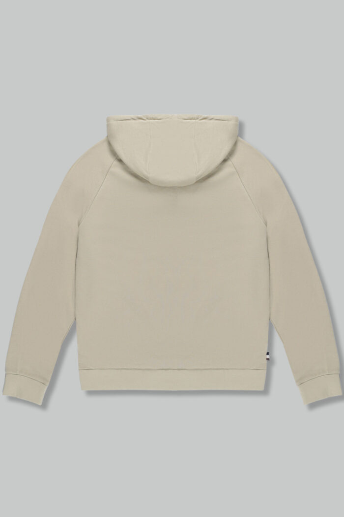 Felpa con cappuccio Aquascutum ACTIVE SMALL LOGO RAGLAN HOODIE Beige