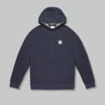 Felpa con cappuccio Aquascutum ACTIVE PATCH RAGLAN HOODIE Blu - Foto 1