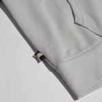 Felpa con cappuccio Aquascutum ACTIVE PATCH FZ RAGLAN HOODIE Grigio - Foto 4