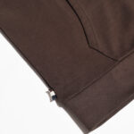 Felpa con cappuccio Aquascutum ACTIVE PATCH FZ RAGLAN HOODIE Marrone - Foto 4