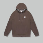 Felpa con cappuccio Aquascutum ACTIVE PATCH FZ RAGLAN HOODIE Marrone - Foto 1