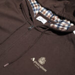 Felpa con cappuccio Aquascutum ACTIVE SMALL LOGO FZ HOODIE Marrone - Foto 3