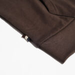 Felpa con cappuccio Aquascutum ACTIVE SMALL LOGO FZ HOODIE Marrone - Foto 4