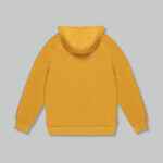 Felpa con cappuccio Aquascutum ACTIVE PATCH FZ RAGLAN HOODIE Senape - Foto 2