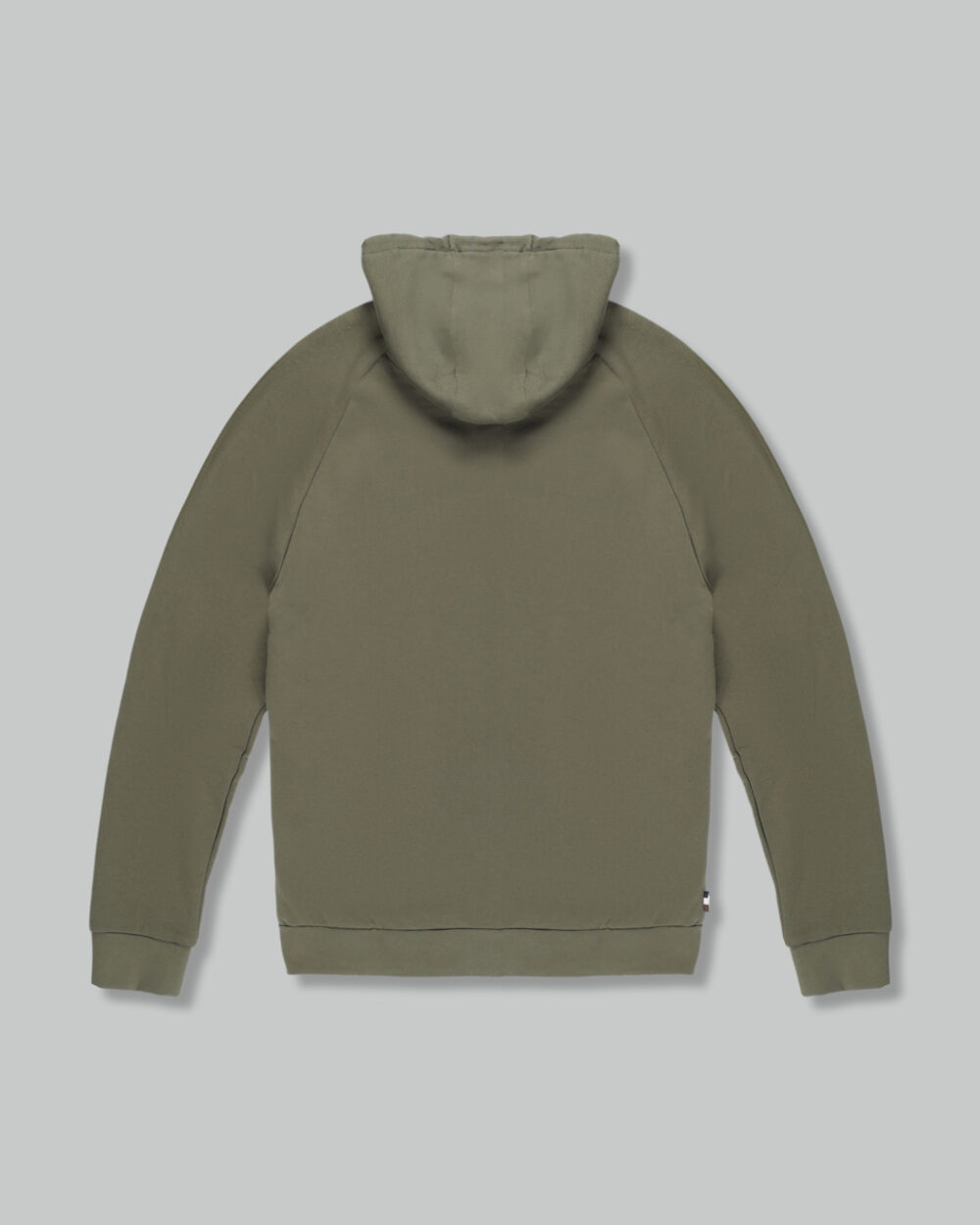 Felpa con cappuccio Aquascutum ACTIVE PATCH FZ RAGLAN HOODIE Verde Oliva - Foto 2