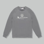 Felpa senza cappuccio Aquascutum ACTIVE BIG LOGO RAGLAN Antracite - Foto 1