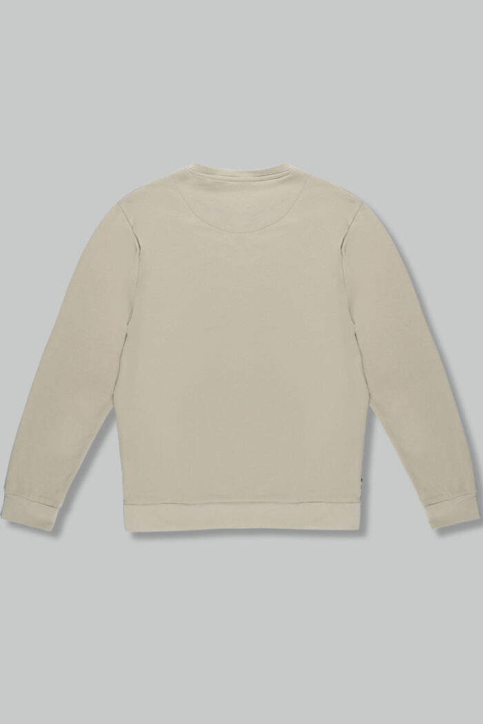 Felpa senza cappuccio Aquascutum ACTIVE BIG LOGO CREWNECK Beige