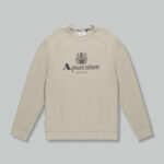 Felpa senza cappuccio Aquascutum ACTIVE BIG LOGO RAGLAN Beige - Foto 1