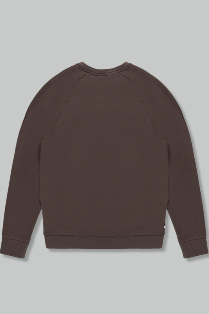 Felpa senza cappuccio Aquascutum ACTIVE BIG LOGO RAGLAN Marrone