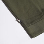 Felpa senza cappuccio Aquascutum ACTIVE PATCH CREWNECK Verde Oliva - Foto 4