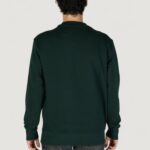 Felpa senza cappuccio Boss JERSEY WE BASIC CREW Verde - Foto 3