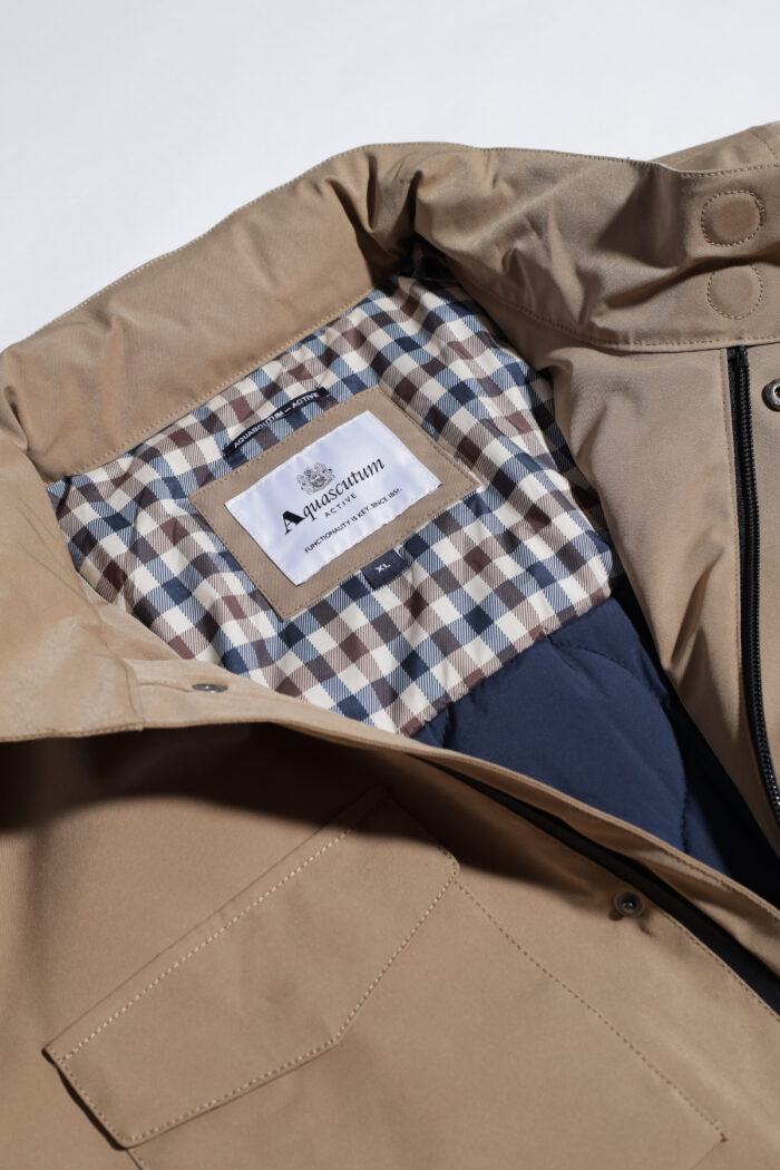 Giacchetto Aquascutum HYDRO ACTIVE FIELD JACKET Beige scuro