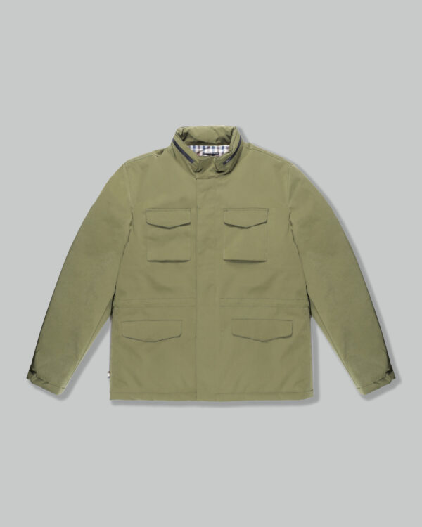 Giacchetto Aquascutum HYDRO ACTIVE FIELD JACKET Verde Oliva - Foto 1