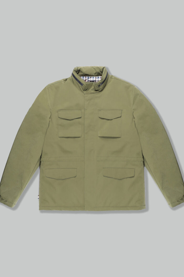 Giacchetto Aquascutum HYDRO ACTIVE FIELD JACKET Verde Oliva