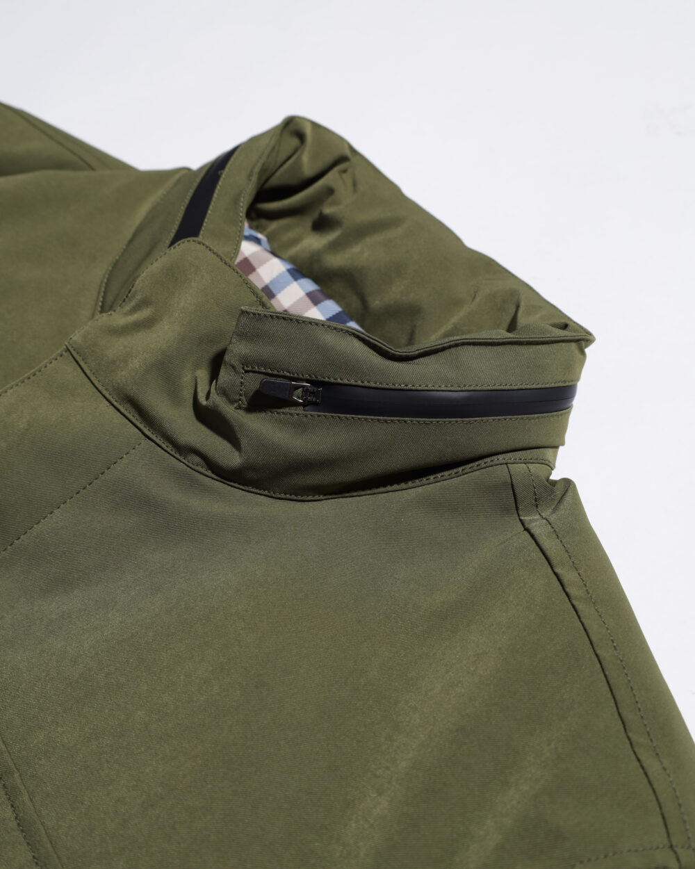 Giacchetto Aquascutum HYDRO ACTIVE FIELD JACKET Verde Oliva - Foto 3