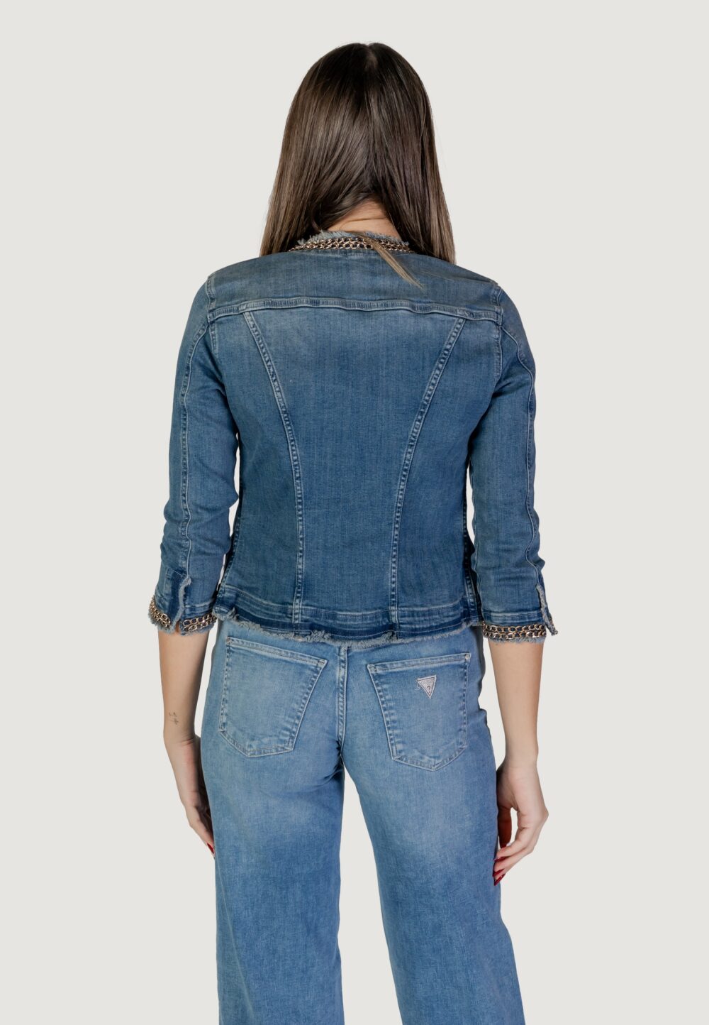 Giacchetto Liu-Jo KATE Denim chiaro - Foto 4