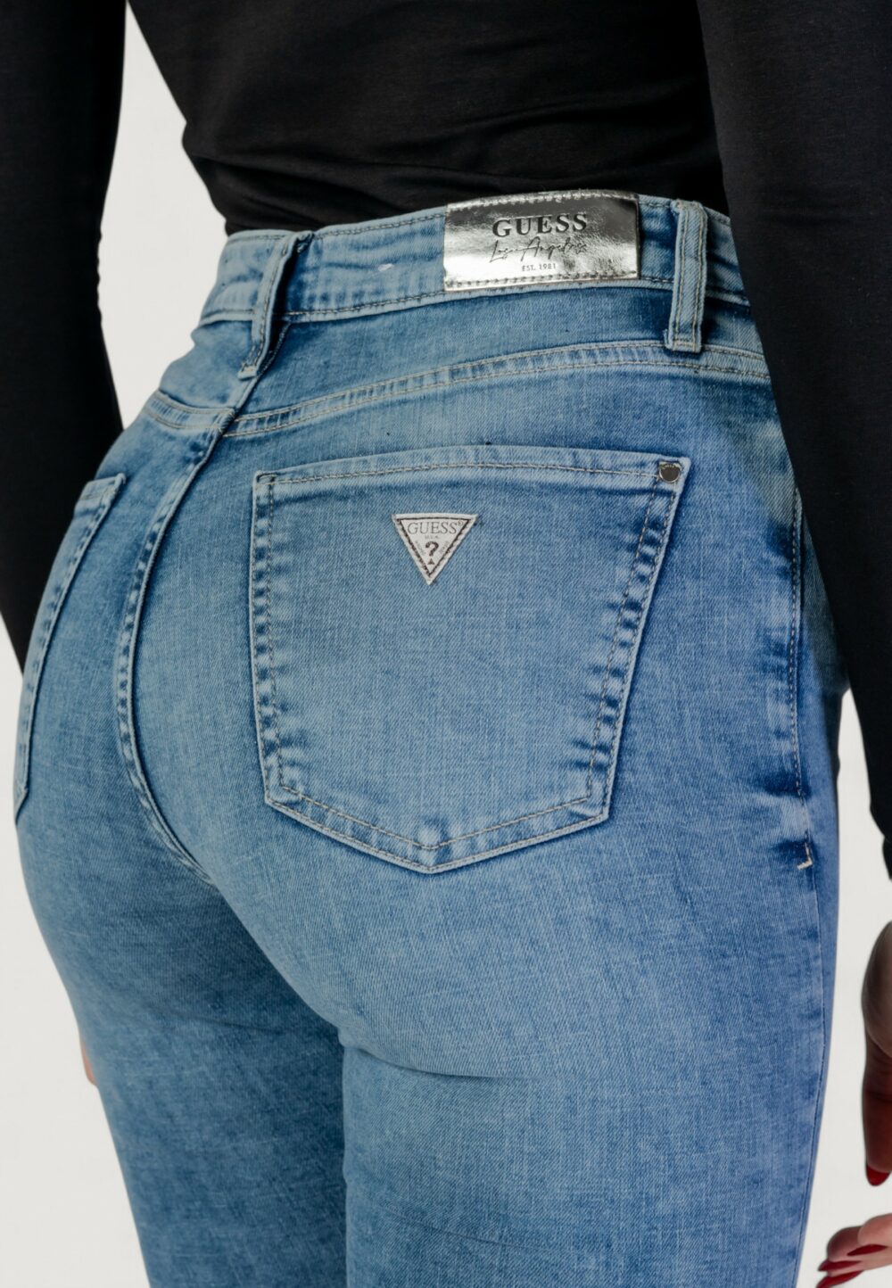 Jeans bootcut Guess SEXY FLARE Denim chiaro - Foto 5