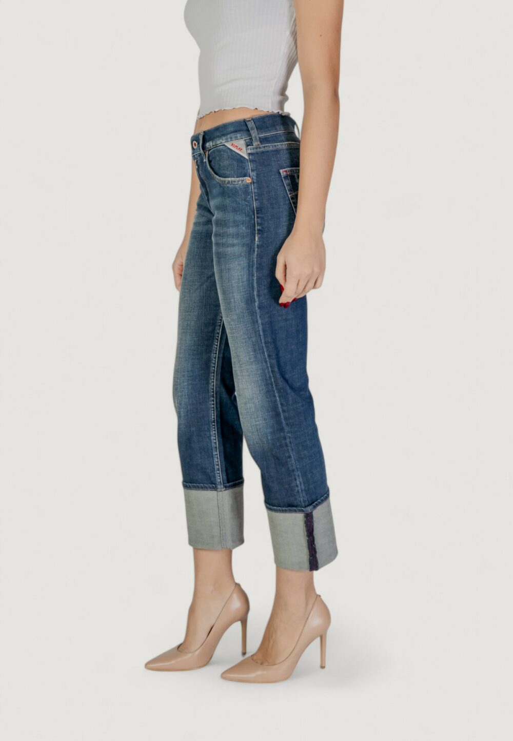 Jeans bootcut Replay  Denim scuro - Foto 2