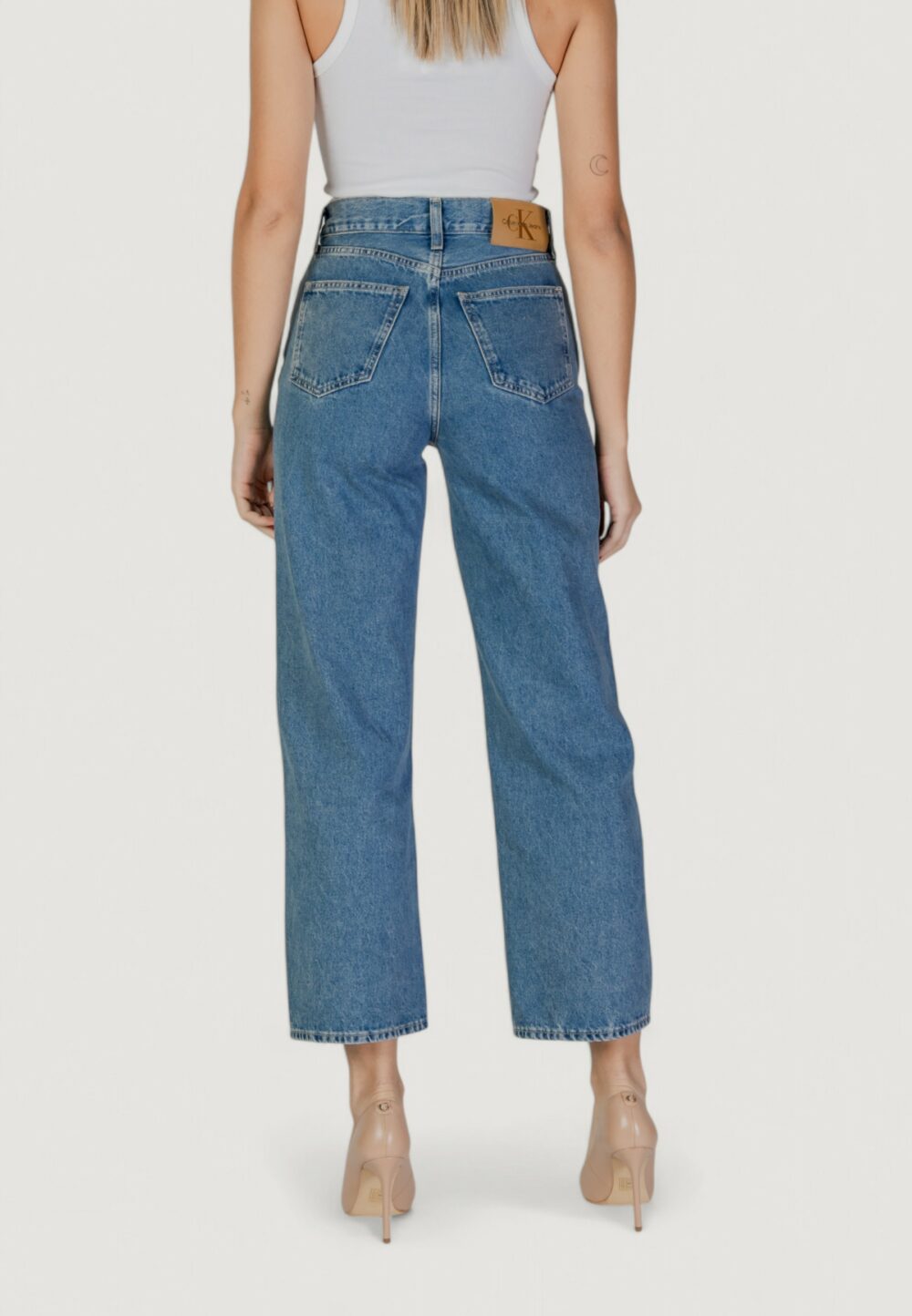 Jeans mom Calvin Klein Jeans BARREL Denim - Foto 4