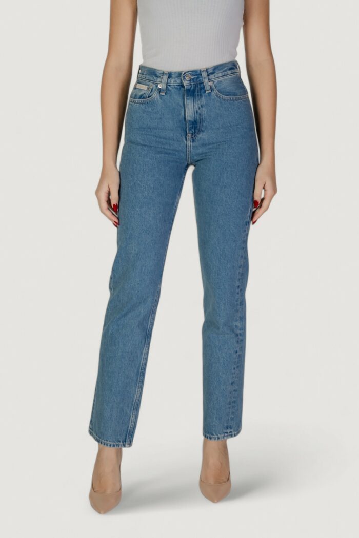 Jeans mom Calvin Klein HIGH RISE STRAIGHT Denim