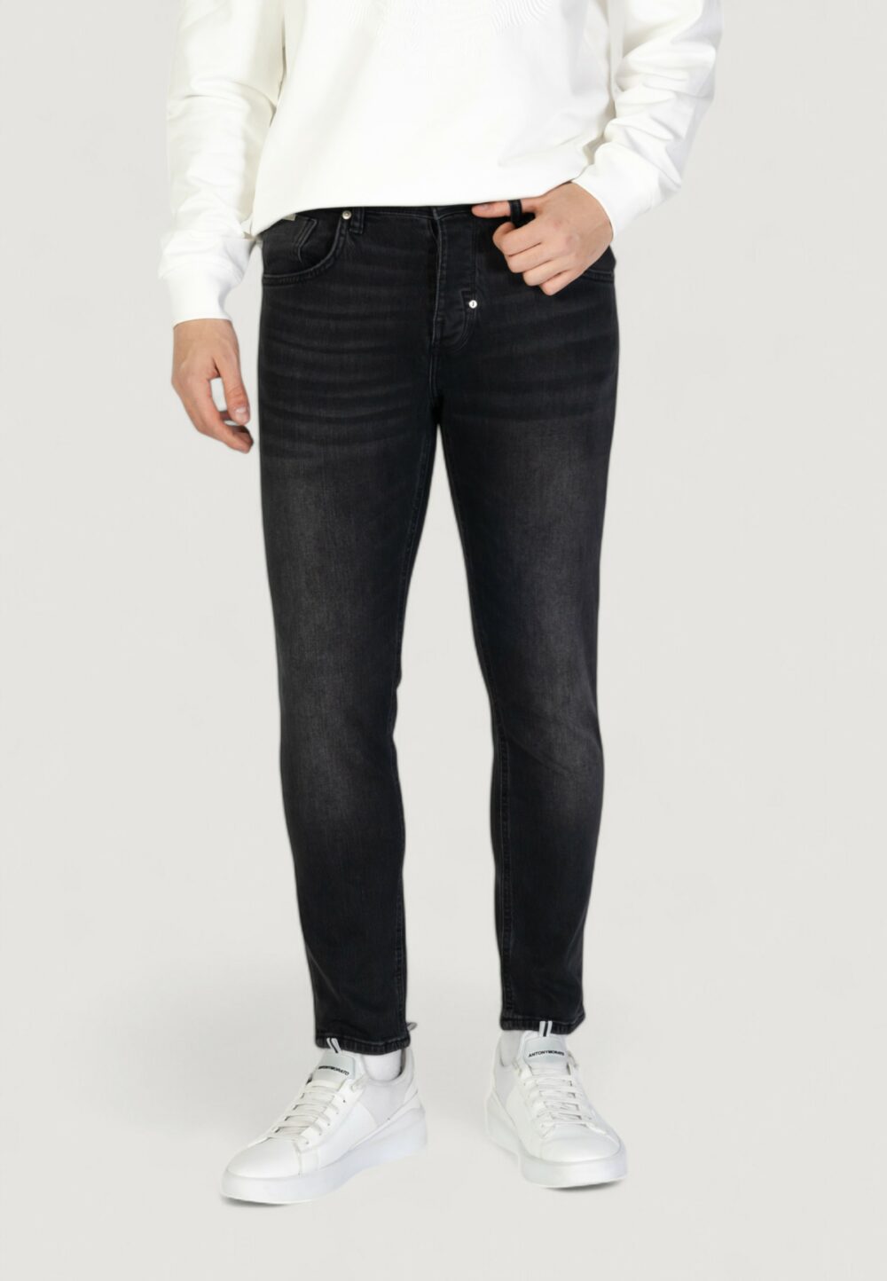 Jeans slim Antony Morato ARGON ANKLE LENGHT FIT Nero - Foto 1