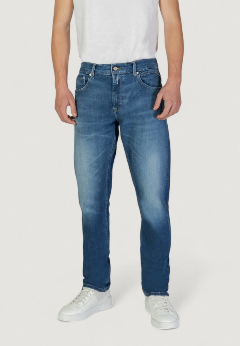 Jeans Tapered Replay  Denim - Foto 1