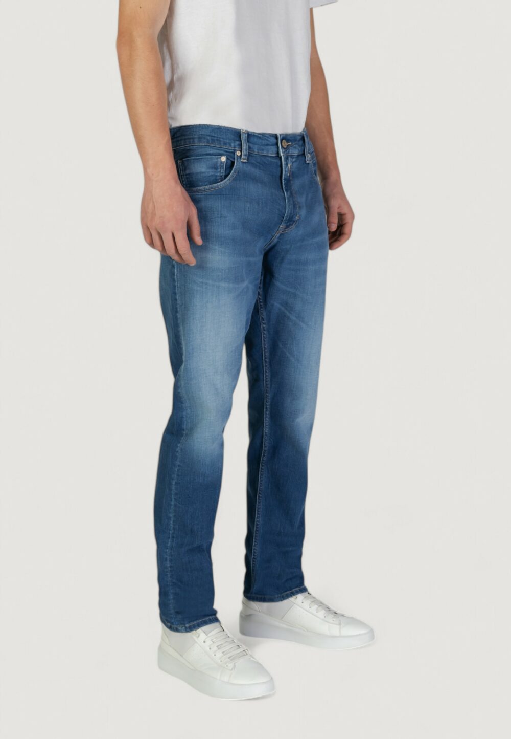 Jeans Tapered Replay  Denim - Foto 4