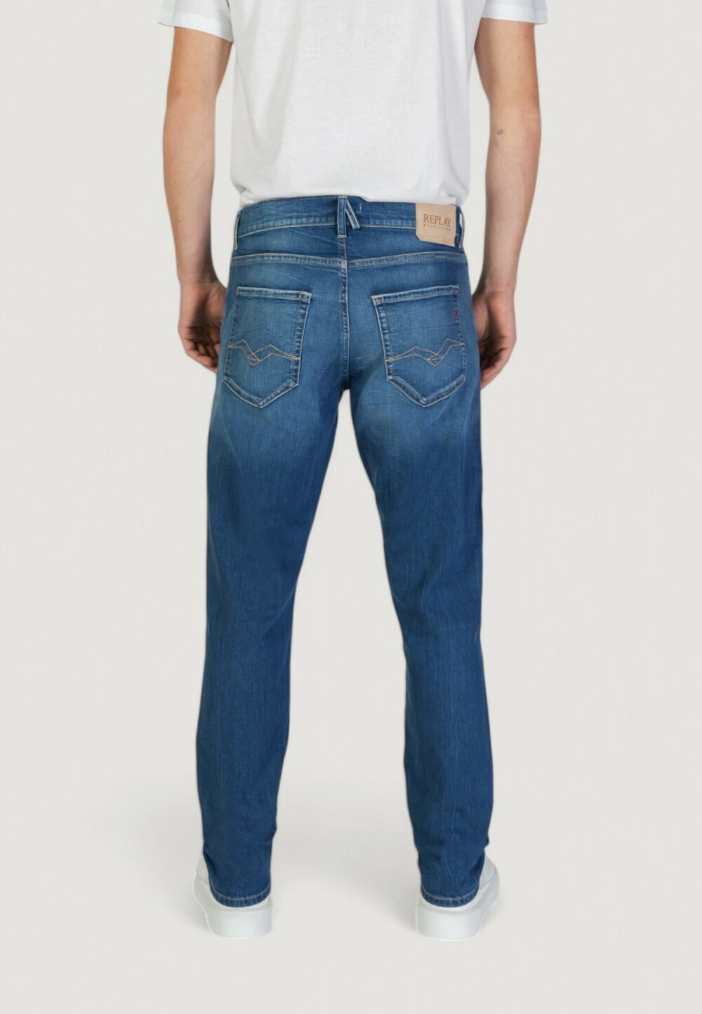 Jeans Tapered Replay  Denim - Foto 2