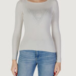 Maglia Guess LS TRIANGLE LOGO ELI Bianco - Foto 1