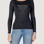 Maglia Guess LS TRIANGLE LOGO ELI Nero - Foto 1