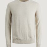 Maglia Jack Jones JJEEMIL KNIT CREW NECK NOOS Beige chiaro - Foto 2