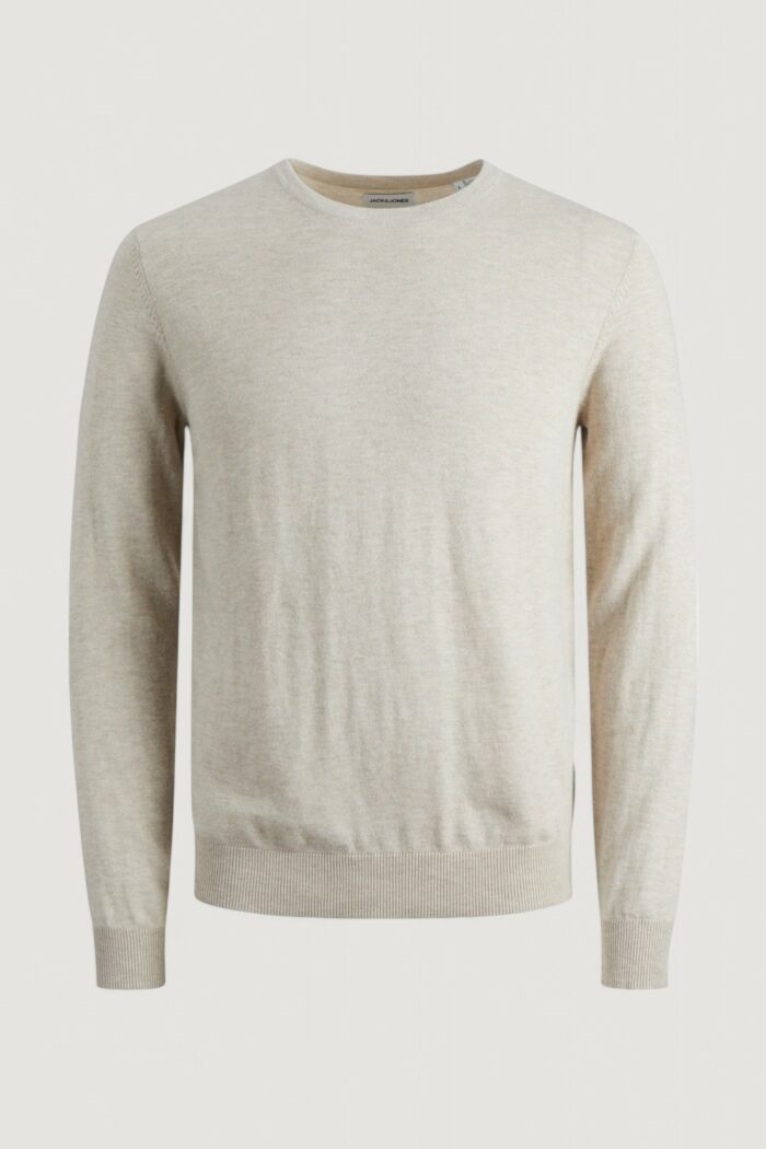 Maglia Jack Jones JJEEMIL KNIT CREW NECK NOOS Beige chiaro