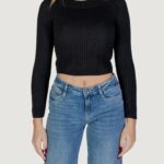 Maglia Jacqueline de Yong JDYLEMON L/S OFF SHOULDER PULLOVER KNT Nero - Foto 1