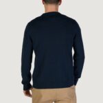 Maglia Tommy Hilfiger Jeans TJM LINEAR SMALL Blu - Foto 4