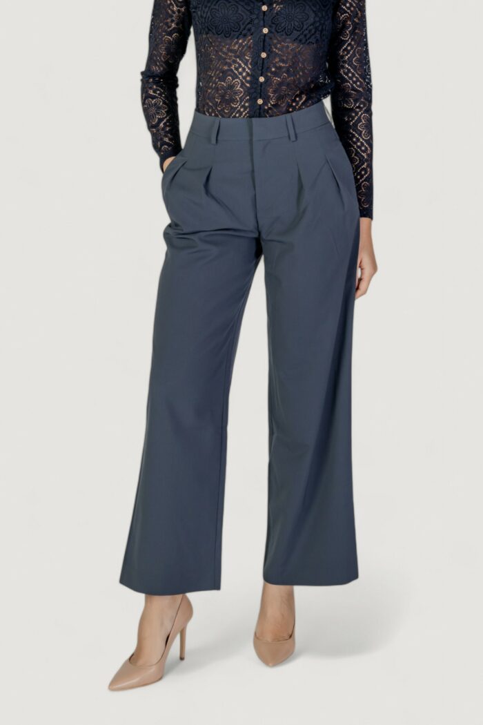 Pantaloni a palazzo Calvin Klein TAILORED WIDE LEG Antracite