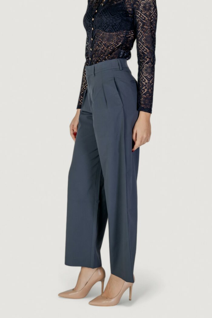 Pantaloni a palazzo Calvin Klein TAILORED WIDE LEG Antracite