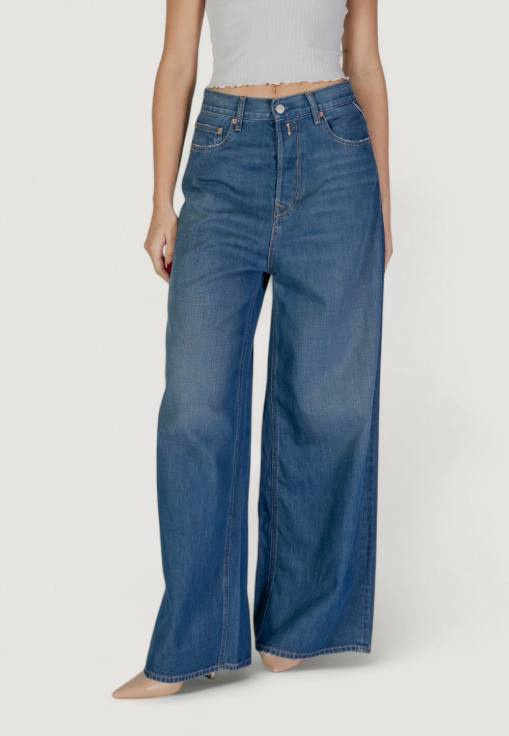 Pantaloni bootcut Replay  Denim - Foto 1