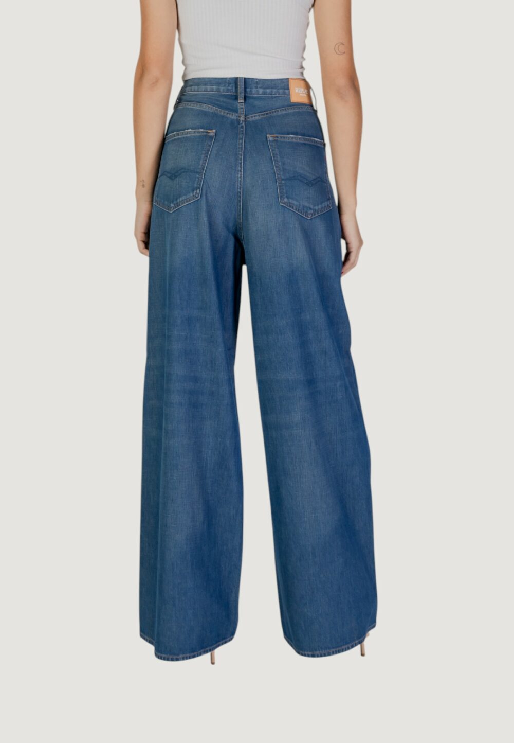 Pantaloni bootcut Replay  Denim - Foto 5