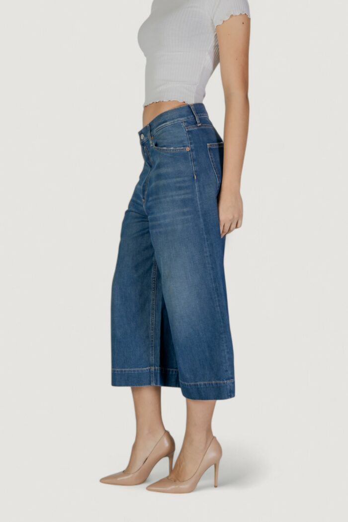 Pantaloni cropped Replay  Blu