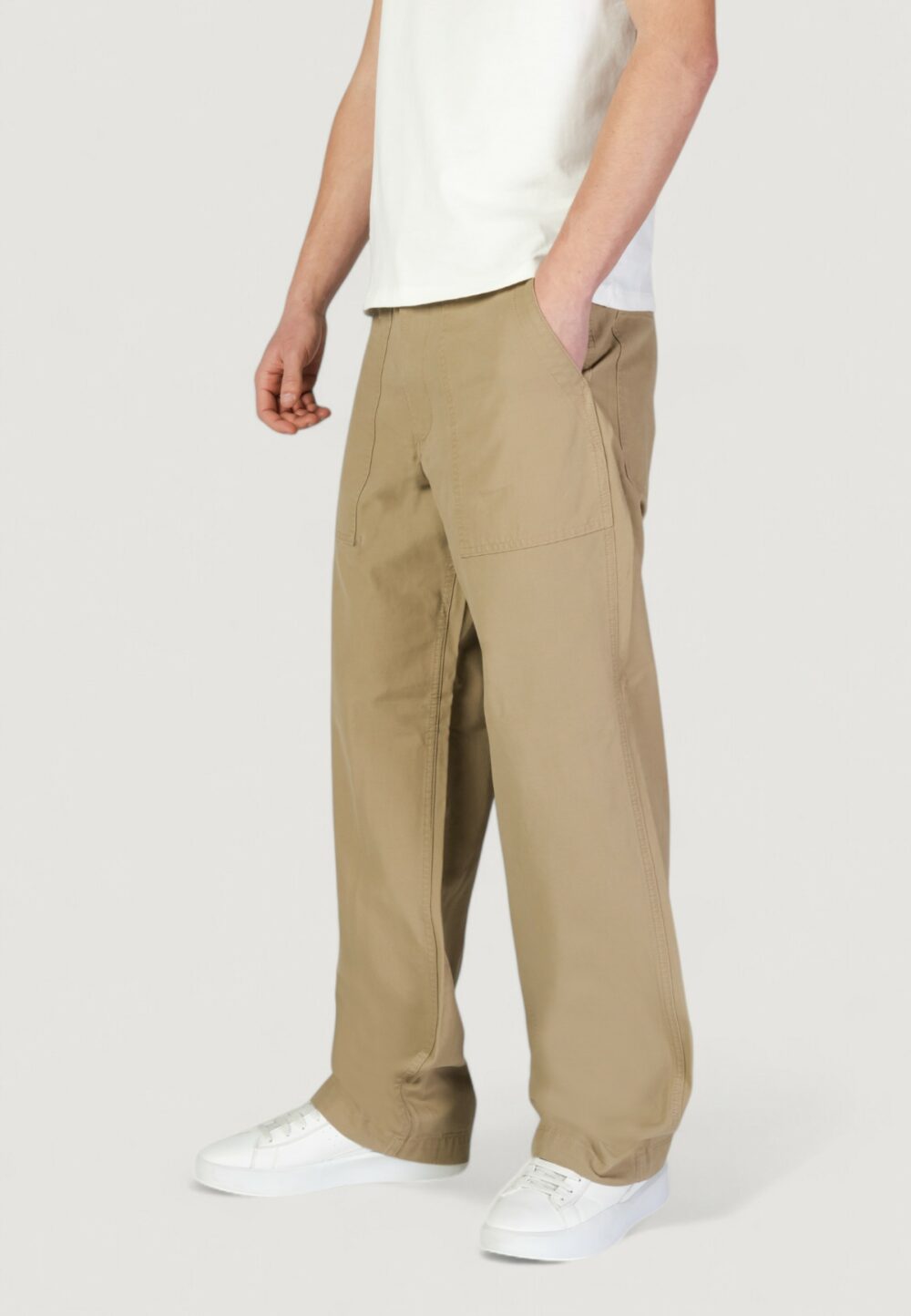 Pantaloni Jack Jones JPSTBILL BARKLEY FATIGUE NOOS Beige - Foto 2