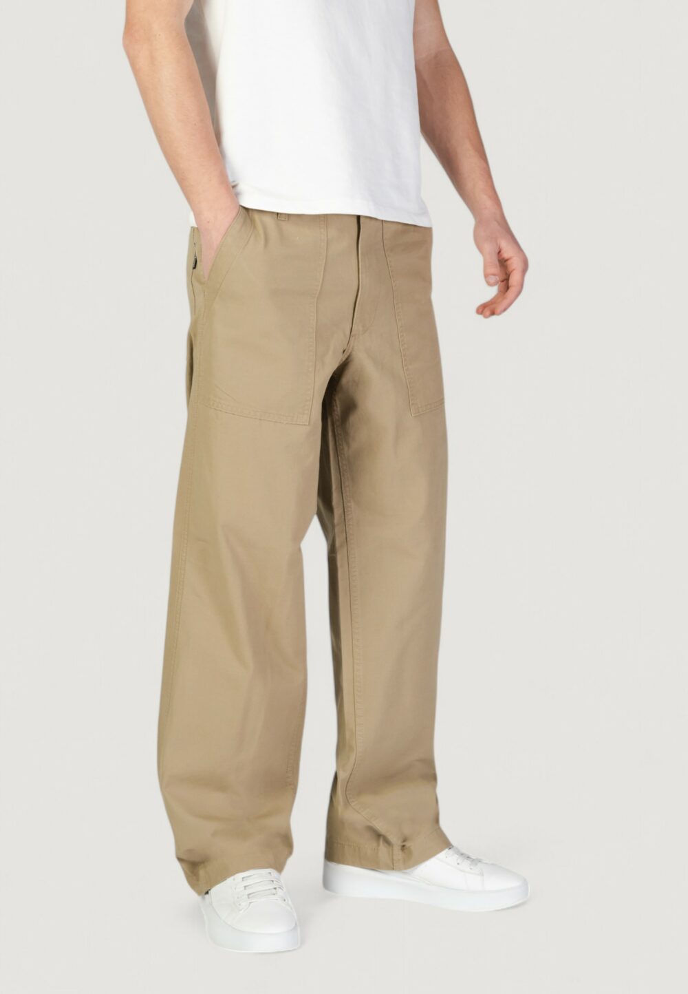 Pantaloni Jack Jones JPSTBILL BARKLEY FATIGUE NOOS Beige - Foto 1